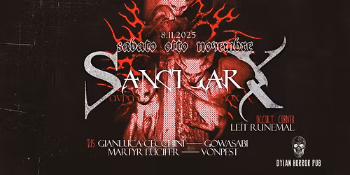 SANCTUARY \u2726 AURANOX \u2726 Dylan Dog Pub, Rimini
