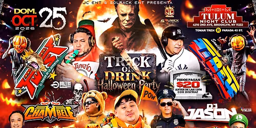 TRICK OR DRINK HALLOWEEN PARTY