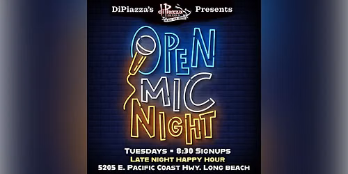 Open Mic Every Tuesday!