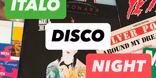Formel Events presents: Italo Disco Night