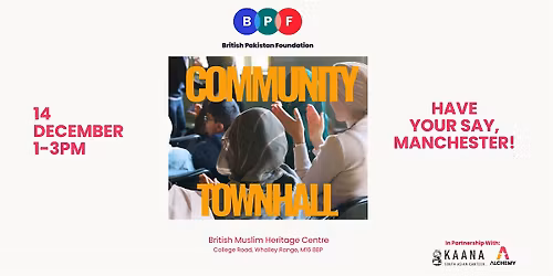 BPF Manchester Community Town Hall