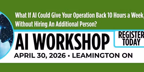 AI Workshop for Greenhouse Leaders