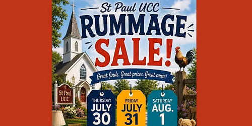 St Paul UCC Rummage Sale