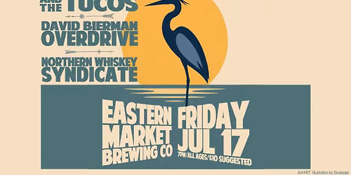 Jeremy Porter & The Tucos, David Bierman Overdrive, Northern Whiskey Syndicate @ EMBC