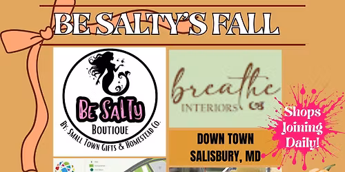 \ud83c\udf42\u2728 Downtown Salisbury Fall Boutique Crawl \u2728\ud83c\udf42
