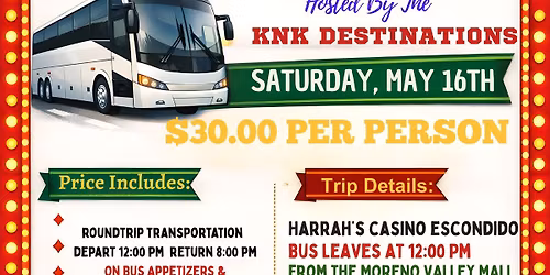 KnkDestinations Harrah's Casino Fundraiser Event