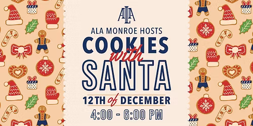 ALA Monroe Cookies With Santa