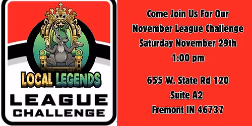 November Pokemon League Challange