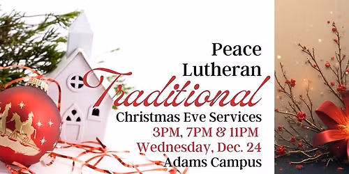 Christmas Eve 3PM Traditional Service
