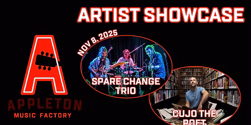 Spare Change Trio and Cujo the Poet Live at Appleton Music Factory