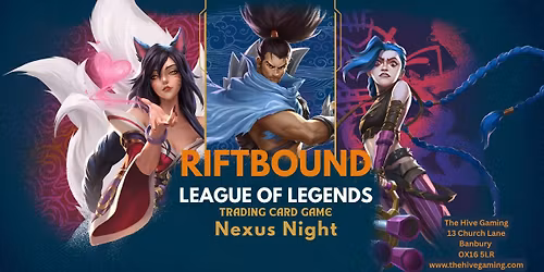 The Hive Gaming Riftbound Nexus Night