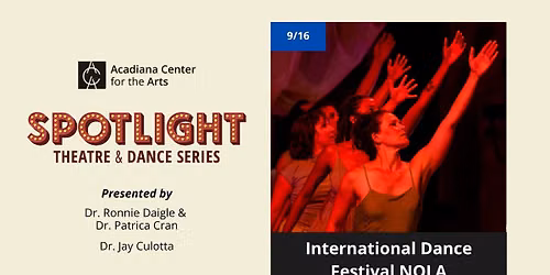 Spotlight Series: International Dance Festival NOLA