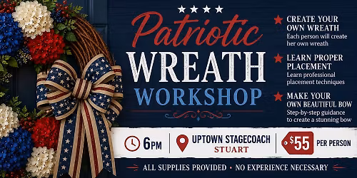 Patriotic Wreath Workshop