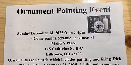 Ornament ceramic painting