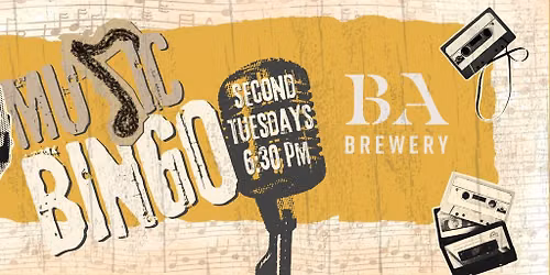 Music Bingo - Bearded Ax - Second Tuesdays 