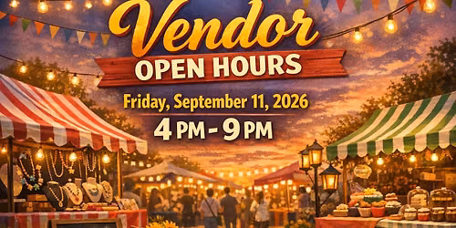 Vendors Open