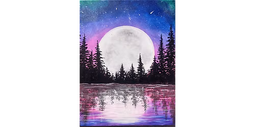 Moonrise Lake - Paint and Sip in Sacramento | Classpop!\u2122