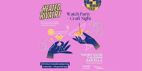 Heated Rivalry Watch Party + Craft Night
