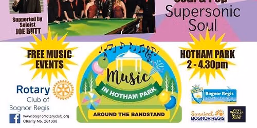 Music In Hotham Park - Free event of SOUL & POP music.