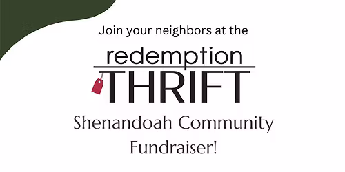 Shenandoah Community Fundraiser: Redemption Thrift