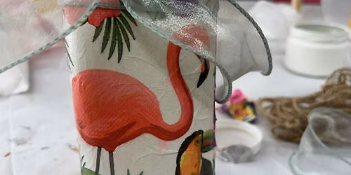 Decoupage a Jar Workshop