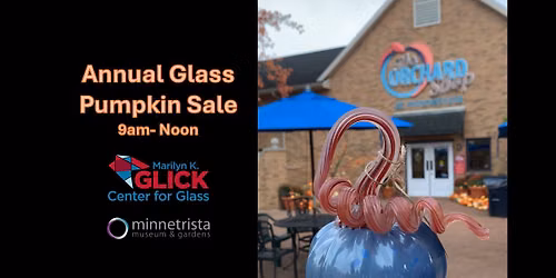 Annual Glass Pumpkin Sale