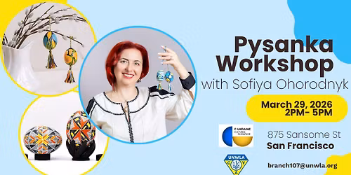 Pysanka Workshop with Sofiya Ohorodnyk