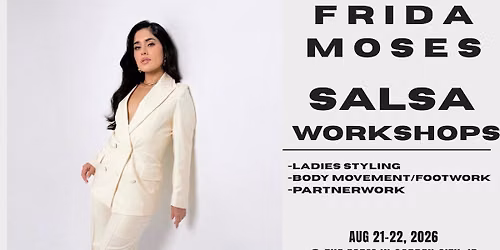 August Salsa Workshops With Frida Moses