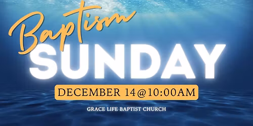 Baptism Sunday