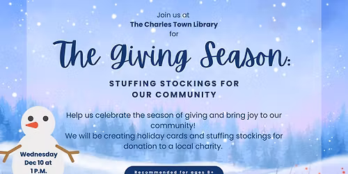 The Giving Season: Stuffing Stockings for Our Community