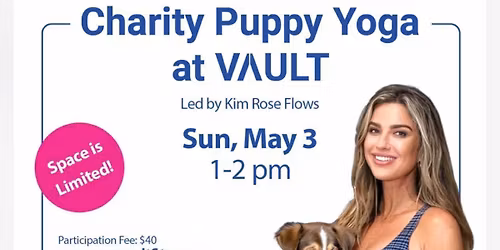 Puppy Yoga at Vault Fitness