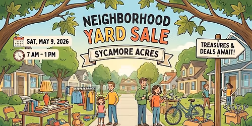 Sycamore Acre's Neighborhood Yard Sale
