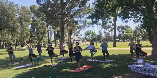 Yoga in the park