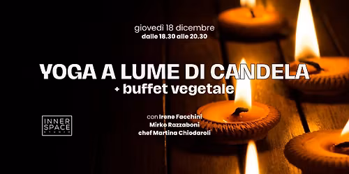 YOGA A LUME DI CANDELA + buffet vegetale