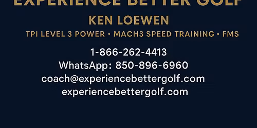 World Tour 2026 Coach Ken will be several seminars thru out the world in 2026 