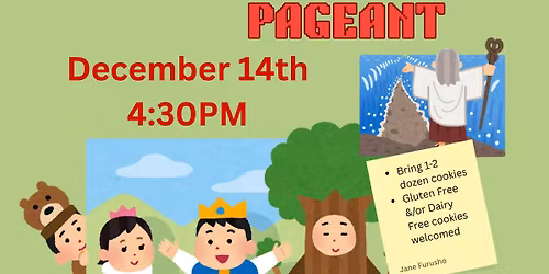 NHCF Christmas Pageant and Cookie Swap