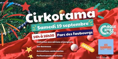 Cirkorama au Parc des Faubourgs