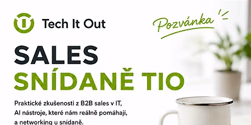 Sales sn\u00eddan\u011b od Tech It Out
