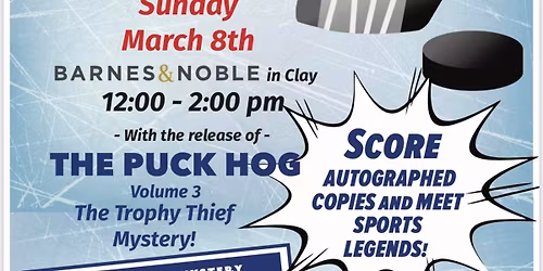 Youth Hockey Celebration & Children\u2019s Book Author\/Illustrator Event  