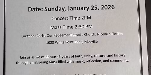 45th Annual Black History Mass Celebration