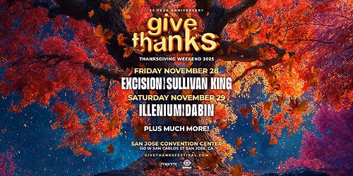 GIVE THANKS 2025 - ON SALE NOW! 