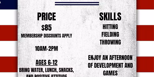 Memorial Day Baseball\/Softball Camp