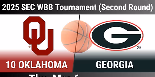 Oklahoma Sooners at Georgia Bulldogs Womens Basketball