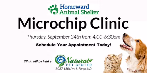 Microchip Clinic - $25\/pet