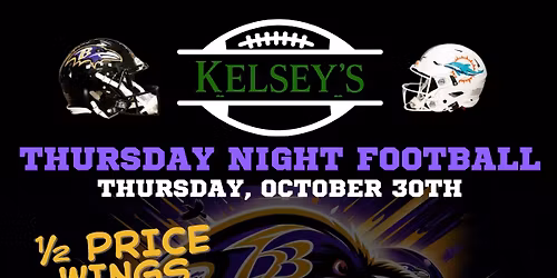 TNF Watch Party - Ravens vs. Dolphins