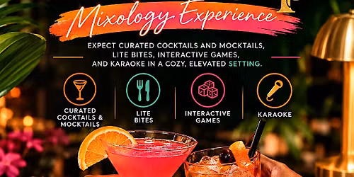 The Gathering Social & Crystal on the Rocks present Mix & Sip Mixology Exp