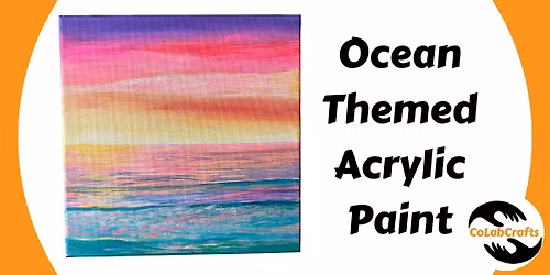 Ocean Themed Acrylic Painting
