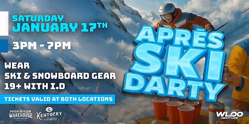 OFFICIAL WATERLOO APR\u00c9S SKI DARTY 19+