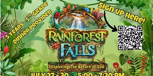 Rainforest Falls Vacation Bible School! - VBS 2026