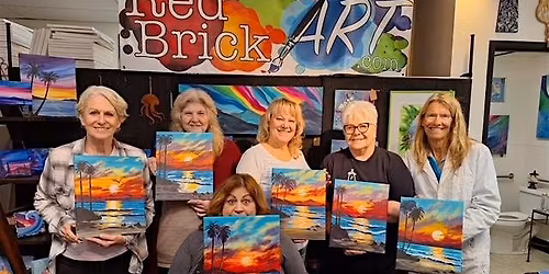 Sunrise Beach Acrylic Painting with Marco Aguilar